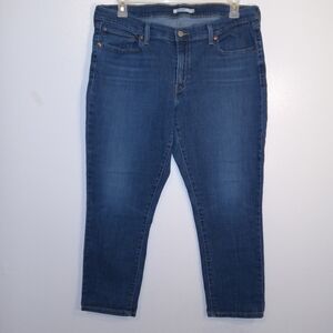 Levi's Women's Dark Blue Boyfriend Jeans